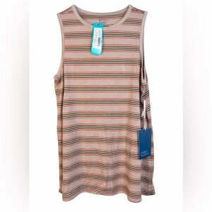 Market & Spruce Multicolor Striped Top NWT